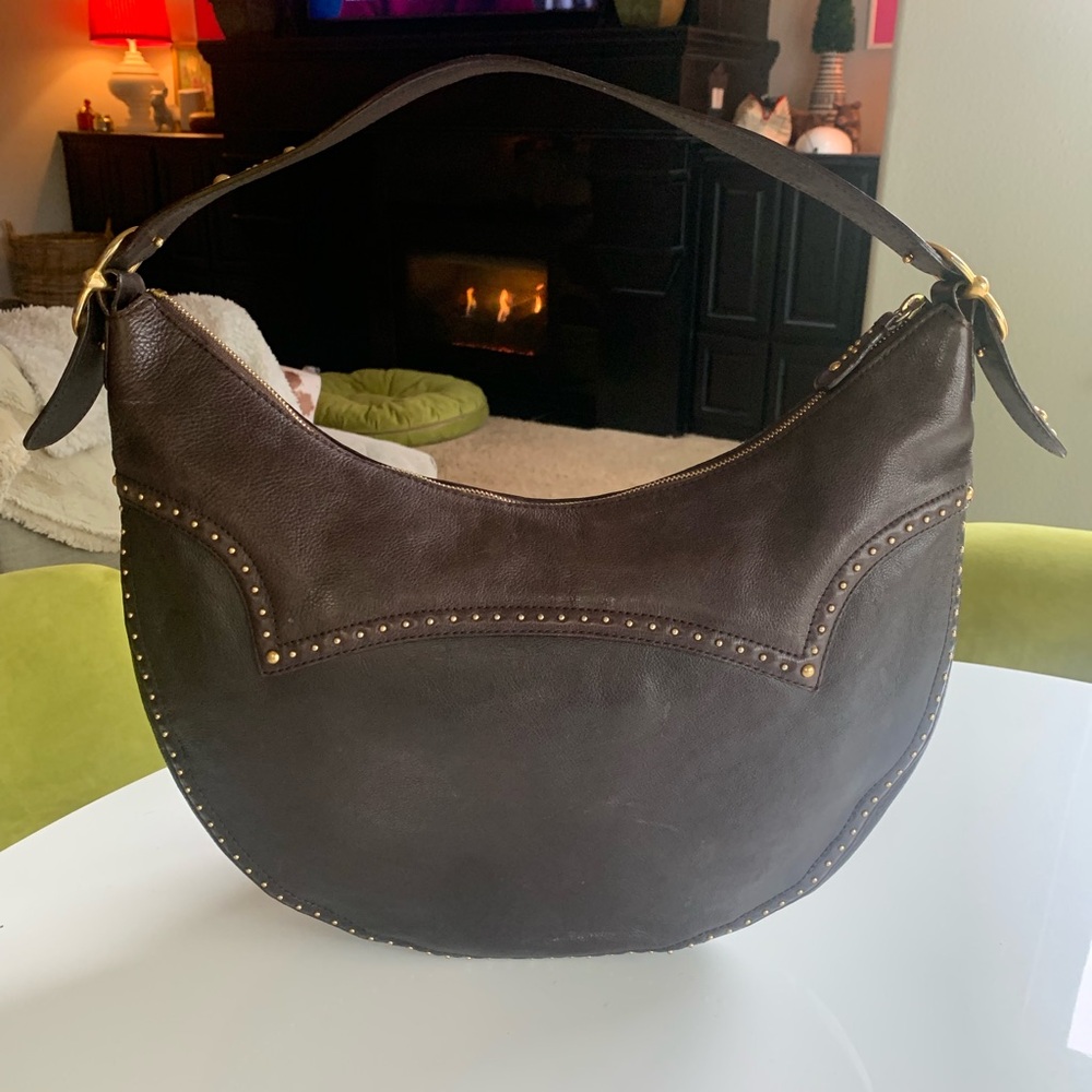 Michael Kors Dark Brown Hobo Bag
